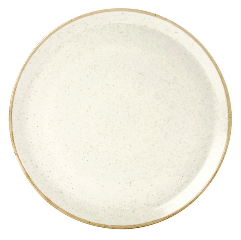 BORD PORSELEIN 32CM PREMIUM OATMEAL 6X1ST