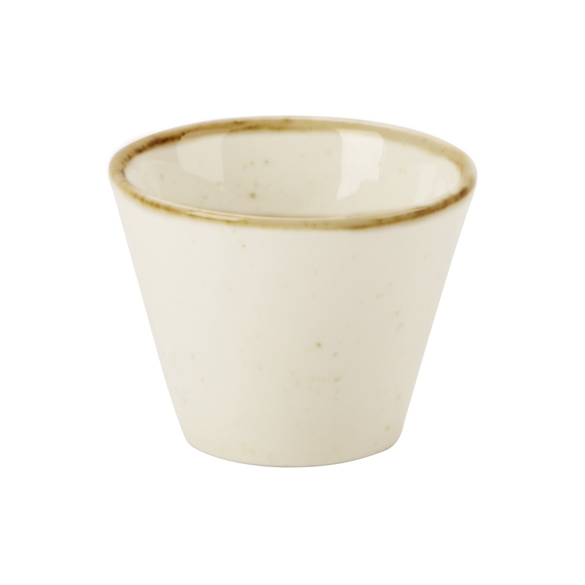 KOM PORSELEIN 5.5XH5CM PREMIUM OATMEAL 6X1ST