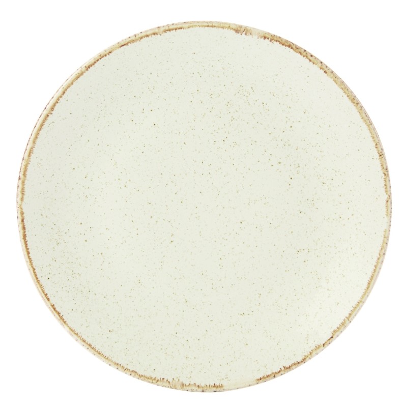 BORD PORSELEIN 24CM PREMIUM OATMEAL 6X1ST