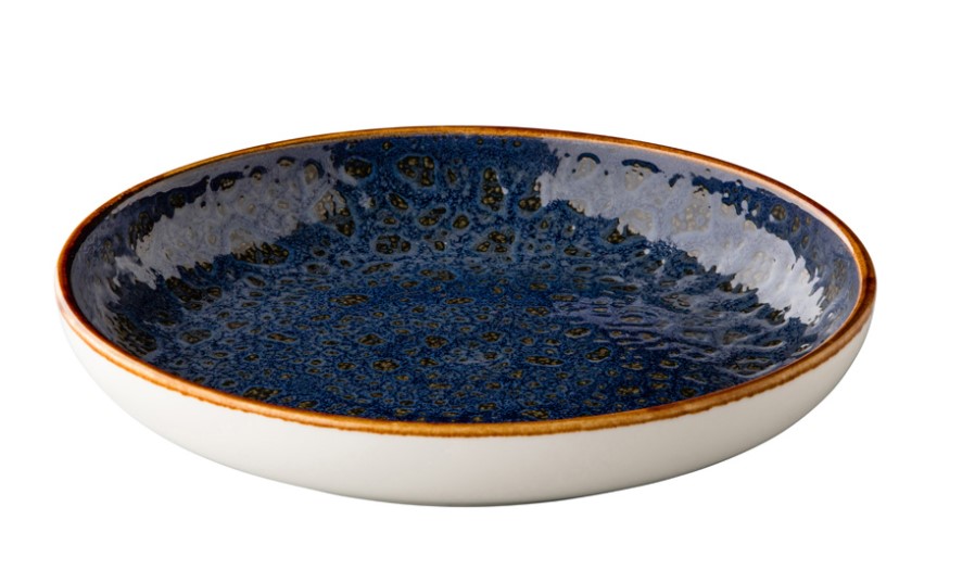 DIEP BORD PORSELEIN 23.5CM JERSEY BLAUW 6X1ST