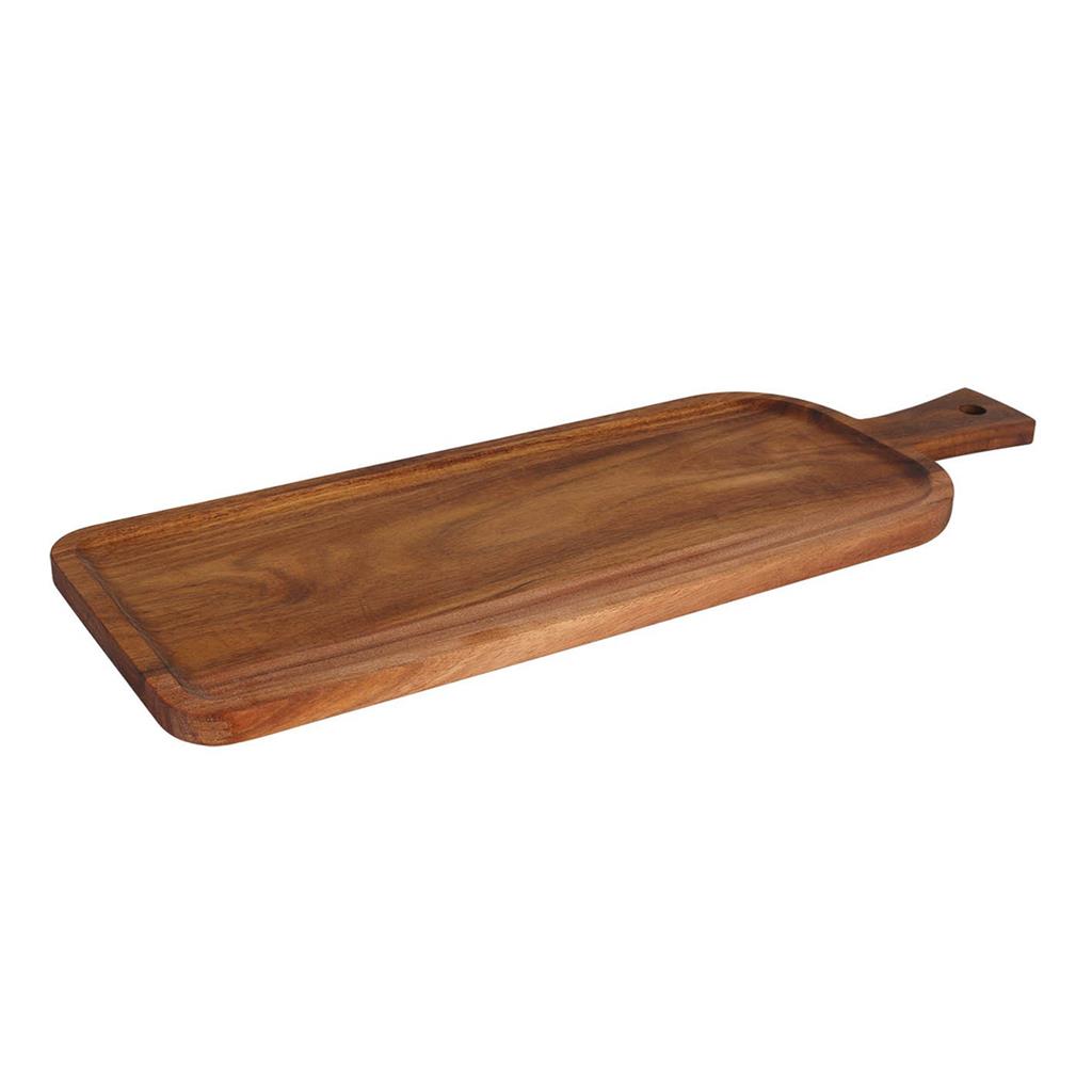 PLANK 50.7X18X1.5CM MET HANDVAT ACACIA