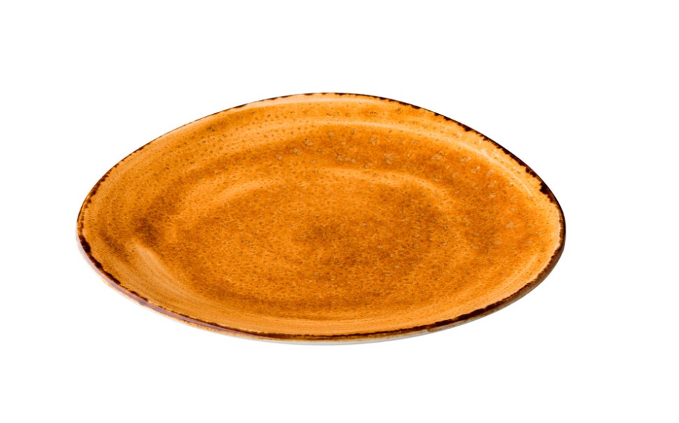 BORD PORSELEIN 27CM JERSEY ORANJE 6X1ST