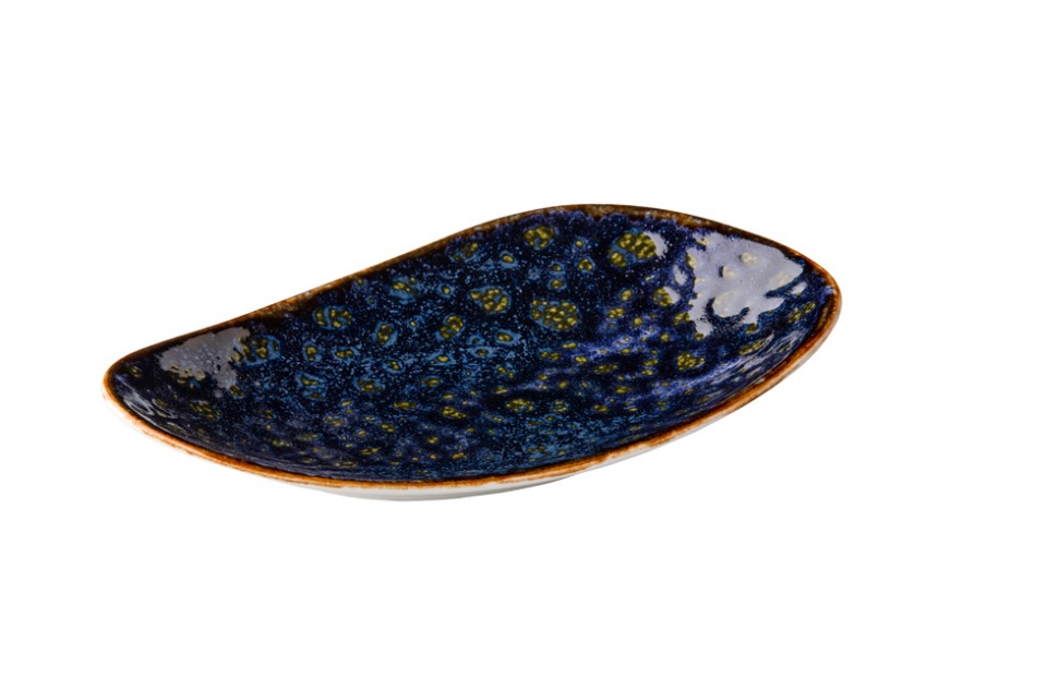 BORD PORSELEIN 21X12CM JERSEY BLAUW 6X1ST