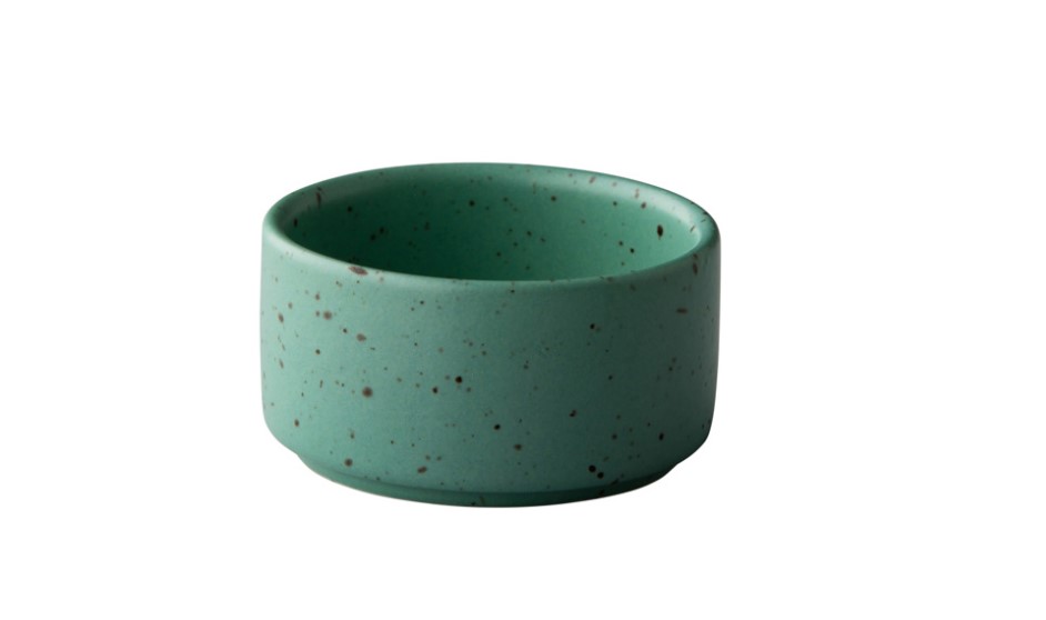 KOM PORSELEIN 5CM TINTO GROEN 12X1ST