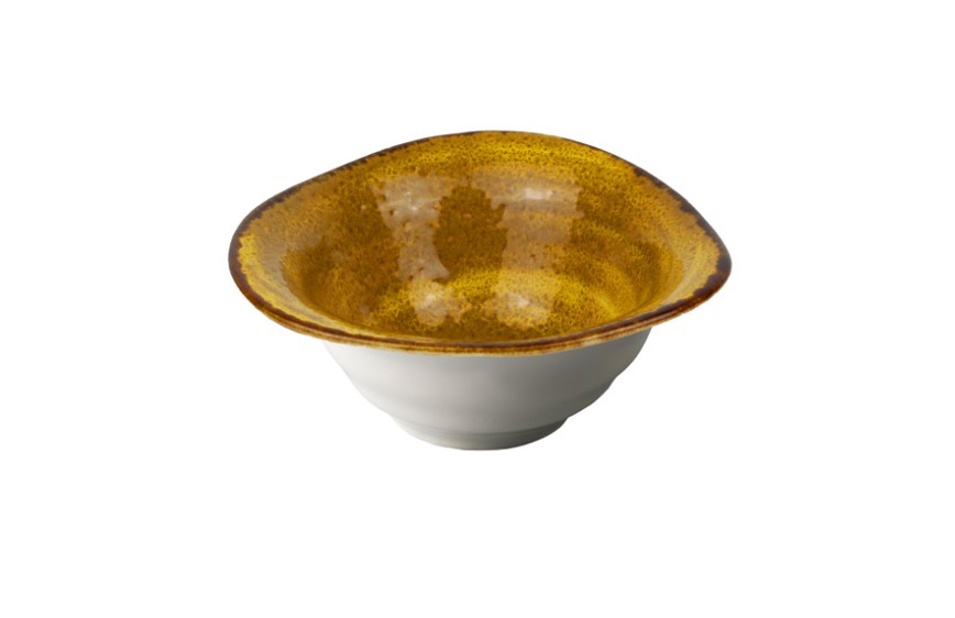 KOM PORSELEIN 17.5X7.5CM JERSEY GEEL 6X1ST