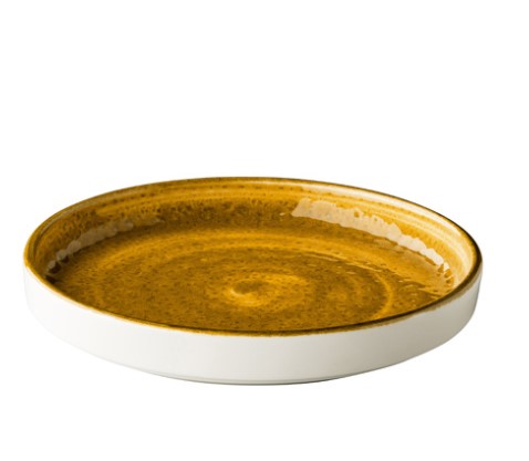 BORD PORSELEIN 16.2CM JERSEY GEEL 6X1ST