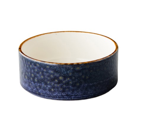 KOM PORSELEIN 12.8CM JERSEY BLAUW 6X1ST