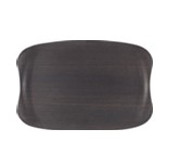 DIENBLAD 32X21CM DARK WOOD EARTH WAVE