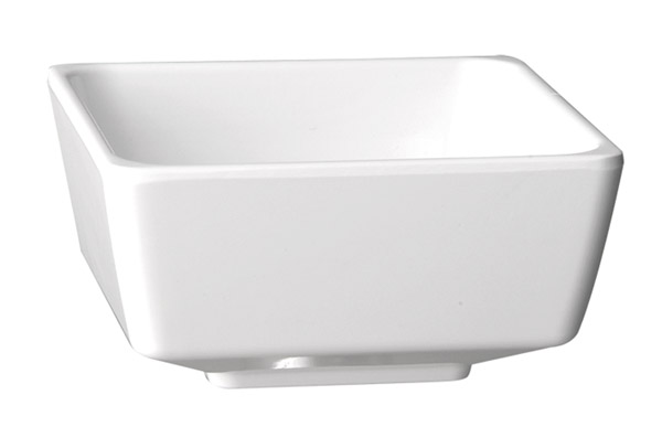 KOM MELAMINE 9X9XH4.5CM WIT APS