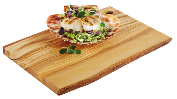 PLANK 25X17CM OLIJFHOUT APS