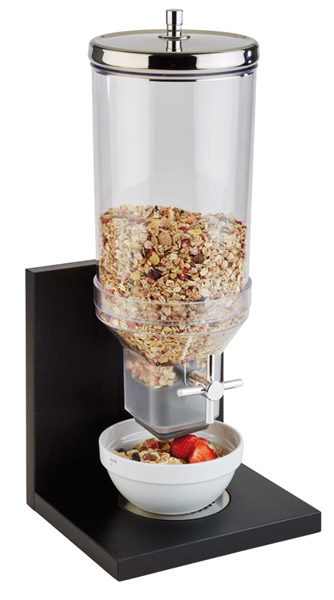 CEREAAL DISPENSER 21X20H55.5CM/4.5L WENGE APS