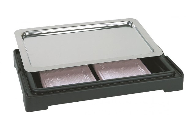 KOELPLATEAU 36.5X58.5CM VOOR GN 1/1 ZWART APS