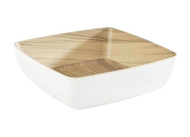 KOM MELAMINE 25X25XH7CM FRIDA WIT APS