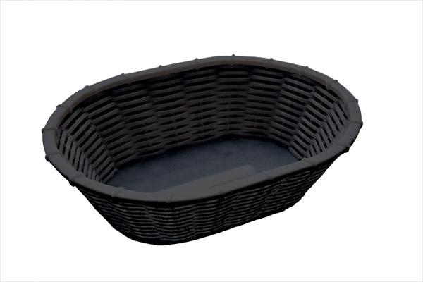 MAND 23X17XH6.5CM BRUIN/ZWART KUNSTSTOF APS