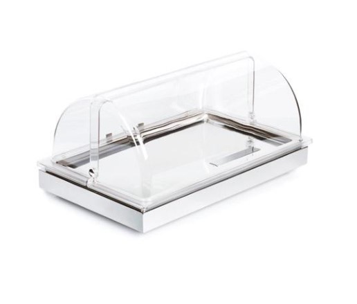 KOELTABLET GN 1/1 MET ROLTOP H27.5CM WIT