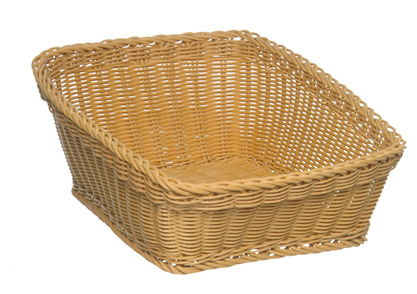 MAND 42X50XH24CM BEIGE KUNSTSTOF APS