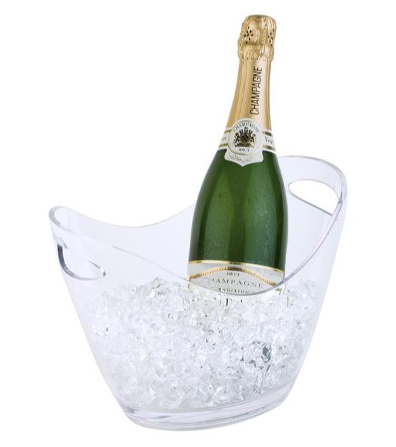 CHAMPAGNEKOELER 27X20XH21CM 3L ACRYL APS