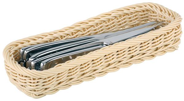 MAND 27X10XH4.5CM BEIGE KUNSTSTOF APS
