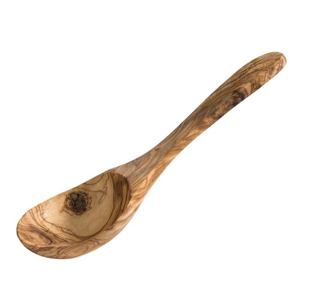LEPEL 27CM OLIJFHOUT APS