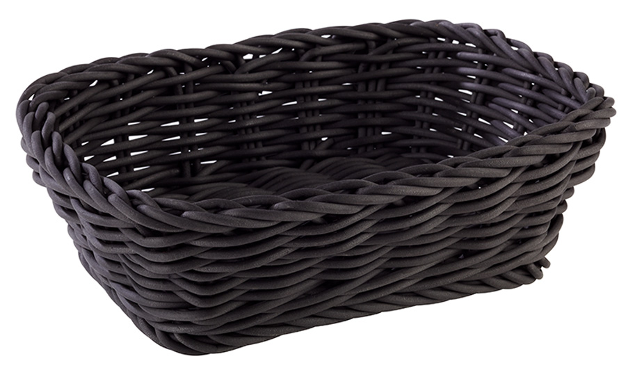 MAND 19X13XH6CM BRUIN/ZWART KUNSTSTOF APS