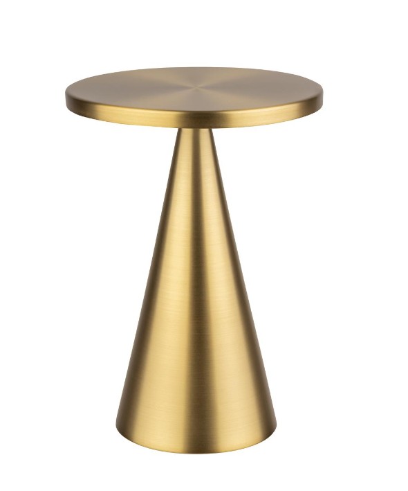 LAMP OPLAADBAAR CONE GOUD APS
