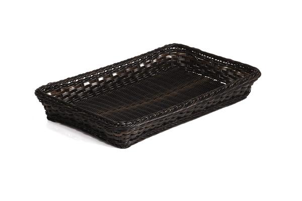 MAND 17X17.5XH7CM ZWART/BRUIN KUNSTSTOF APS