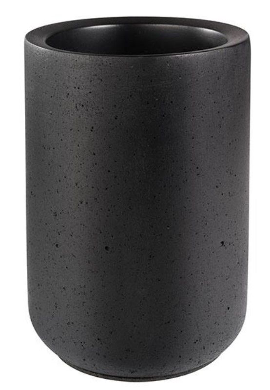 WIJNKOELER 12/10XH19CM BETON ELEMENT BLACK