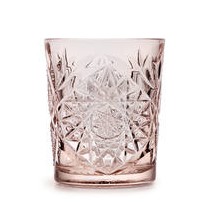 TUMBLERGLAS 35CL CORAL PINK HOBSTAR ONIS 6X1S
