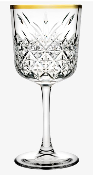 WIJNGLAS 33CL TIMELESS GOLD 4X1ST